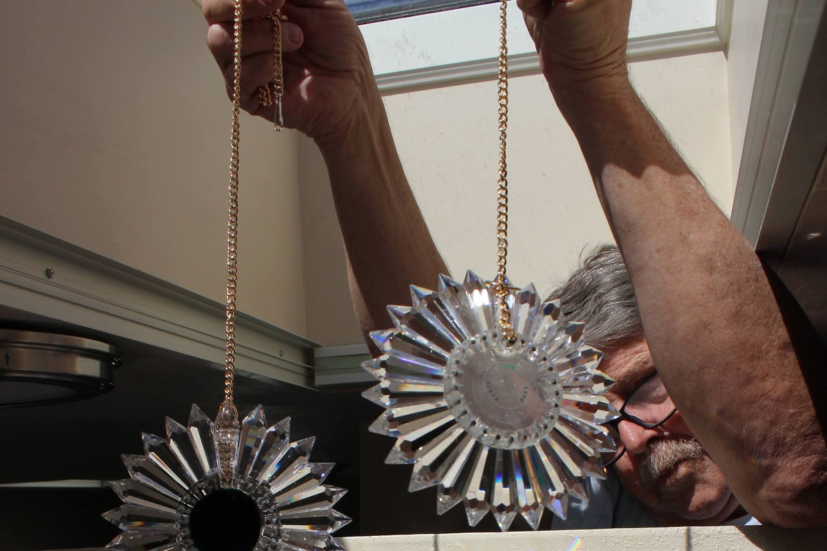 reaching direct sunlight is the most important part of how to hang your new suncatcher