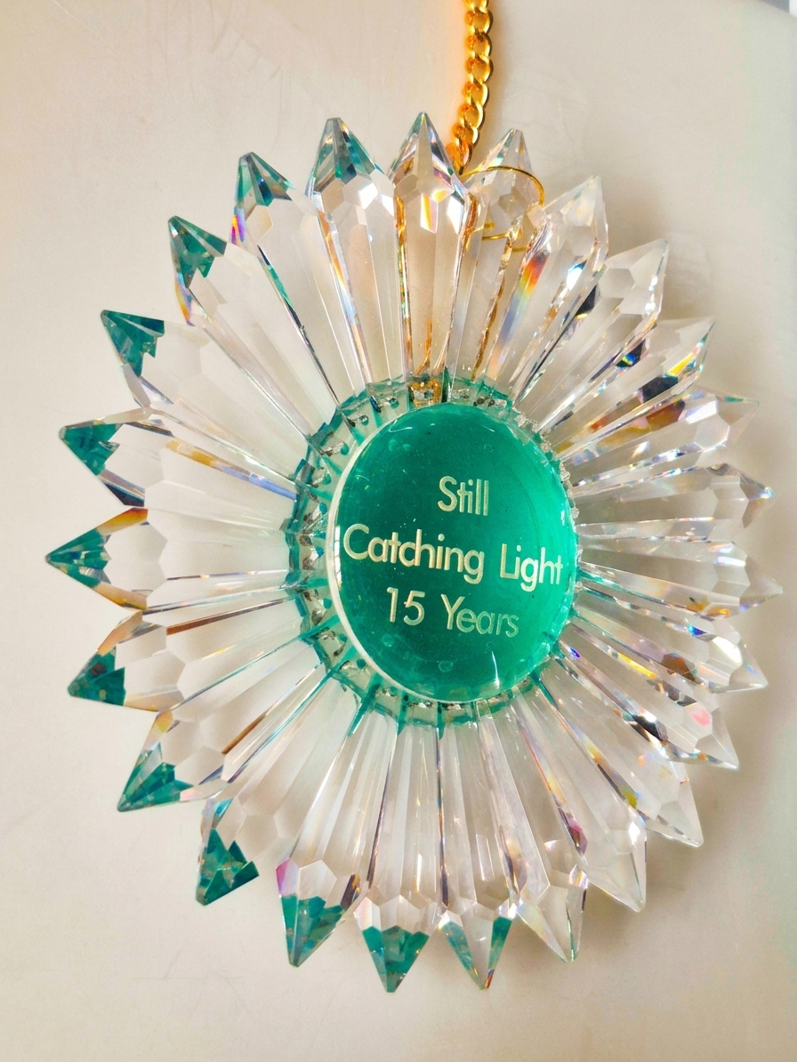 Personalized Glass Dome Engraving for Prism Suncatcher | Permanent Add-On