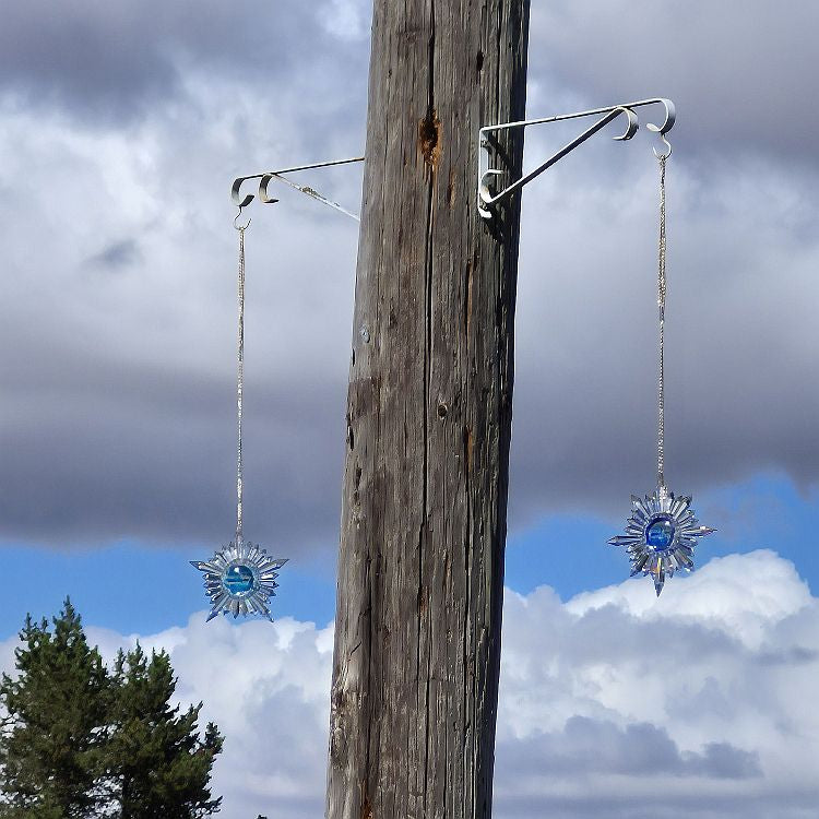 Bride & Groom Prism Suncatcher Pair – Wedding Crystal Rainbow Makers
