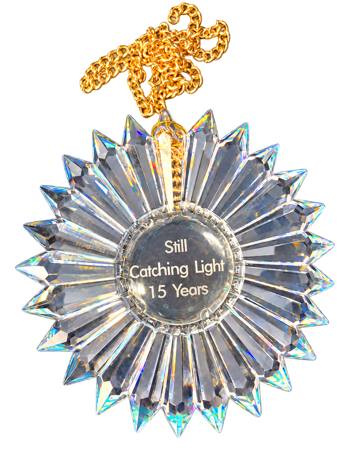 Memorial Prism Suncatcher – Personalized Engraved Rainbow Remembrance Gift